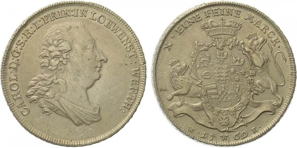 Löwenstein - Wertheim - Rochefort, Karl Thomas, 1735 - 1789 — 1