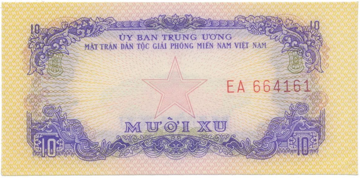 Jižní Vietnam, 10 Xu (1968), P.R1
