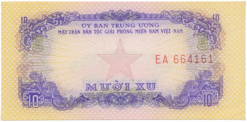 Jižní Vietnam, 10 Xu (1968), P.R1