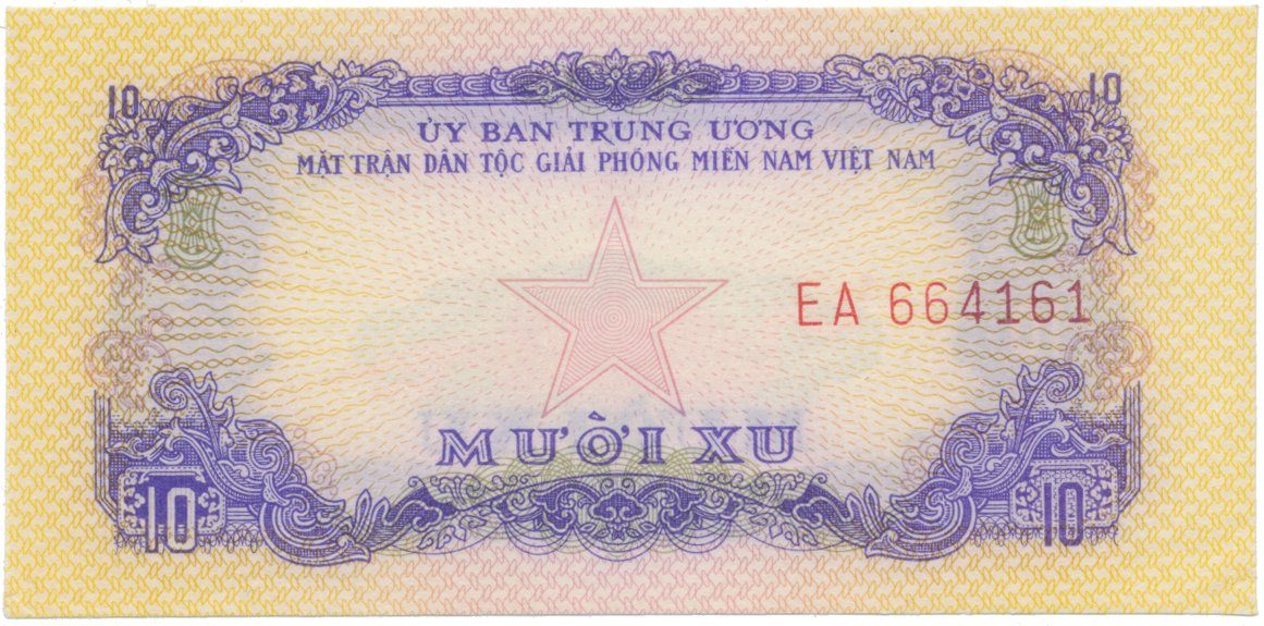 Jižní Vietnam, 10 Xu (1968), P.R1