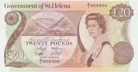Svatá Helena, 20 Pounds (1986), P.10a