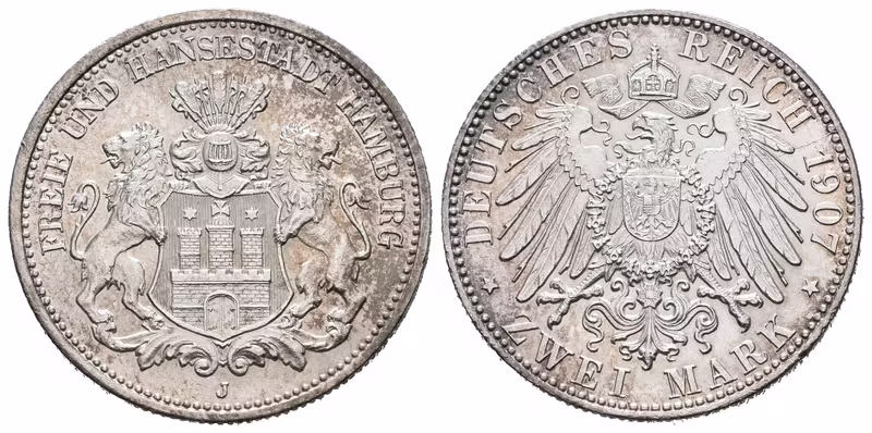 Hamburg, 2 Marka 1907