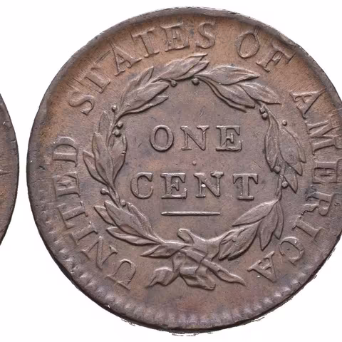 1 Cent 1817, KM.45.1, pěkná zachovalost a patina, rysky a drobné hranky