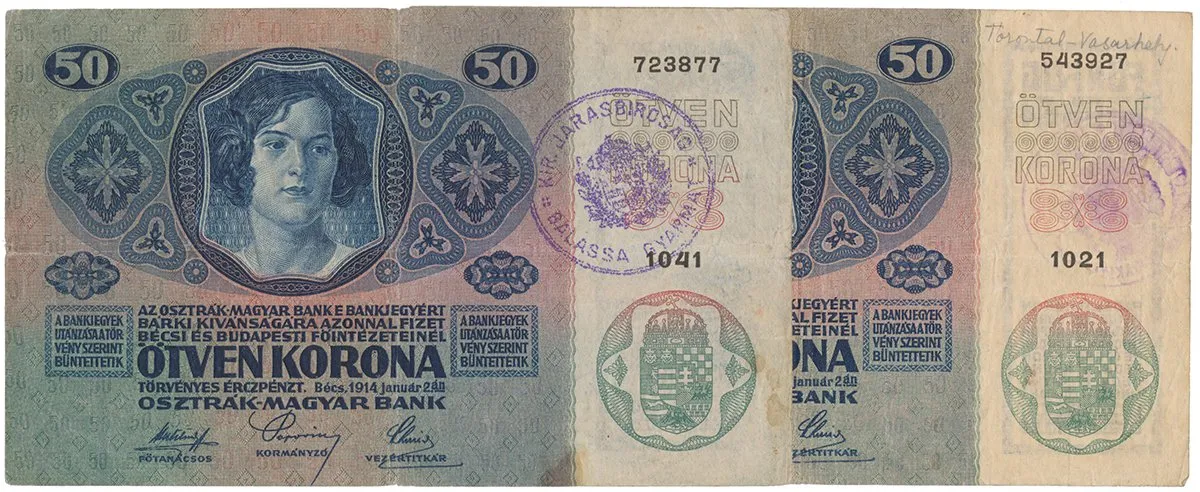Razítkované R-U bankovky na Balkáně 1919-1921 — 1