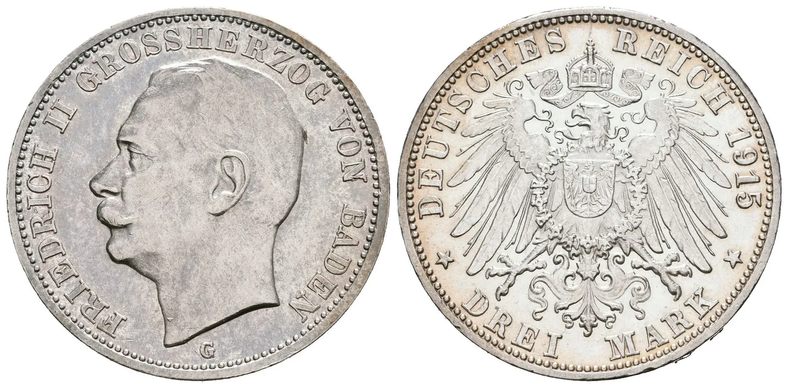 Baden, 3 Marka 1915 G