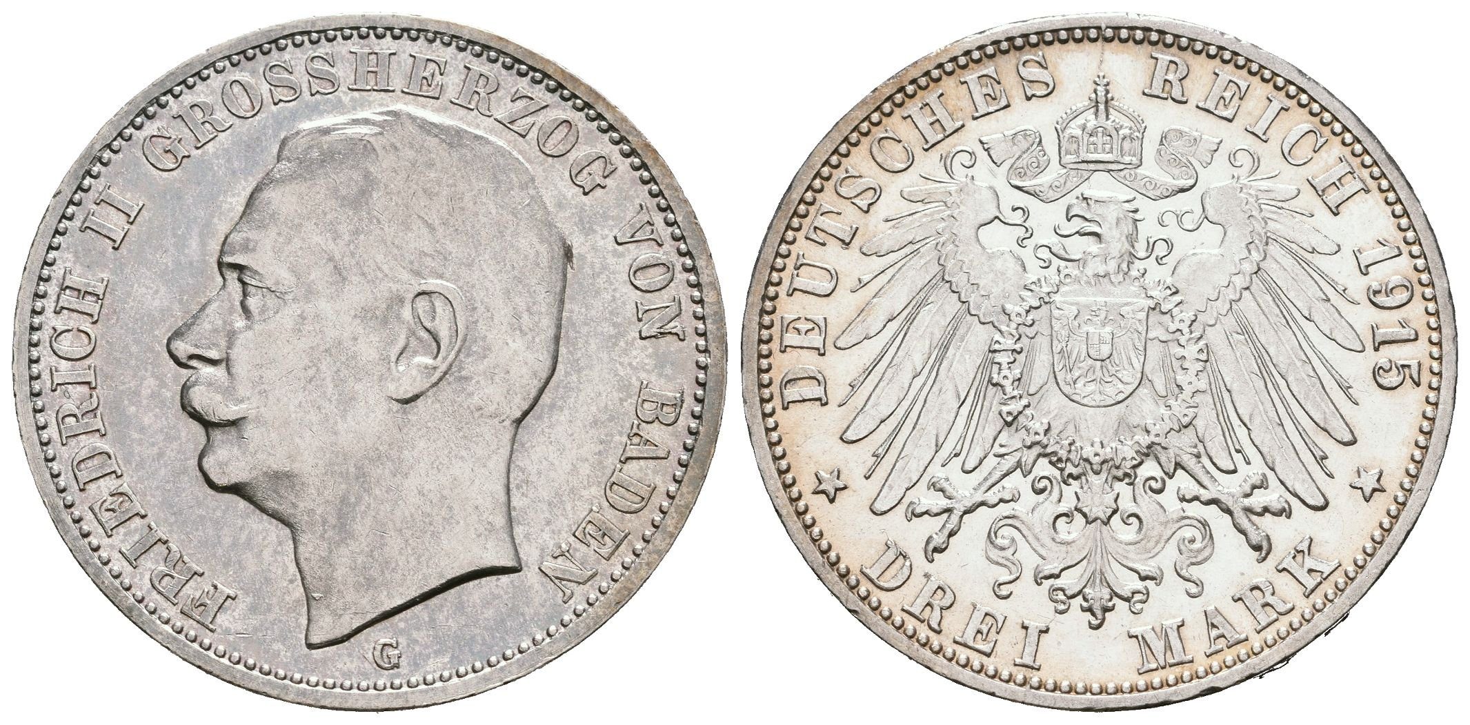 Baden, 3 Marka 1915 G