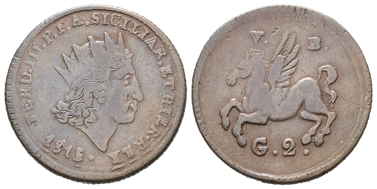 Itálie - Sicilie, Ferdinand III., 1759 - 1816 — 1