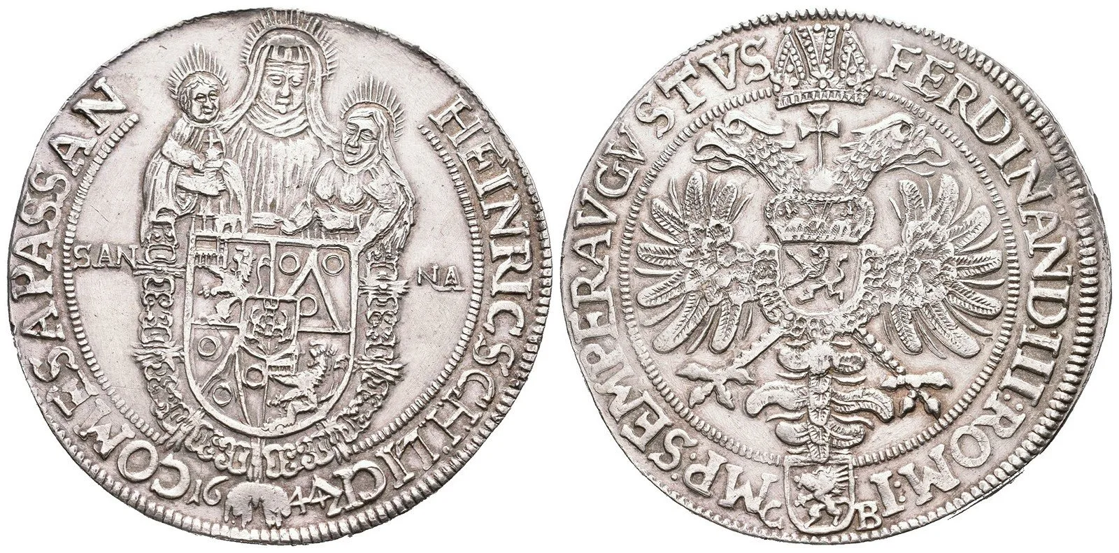 Šlik Jindřich, 1612 - 1650 — 1