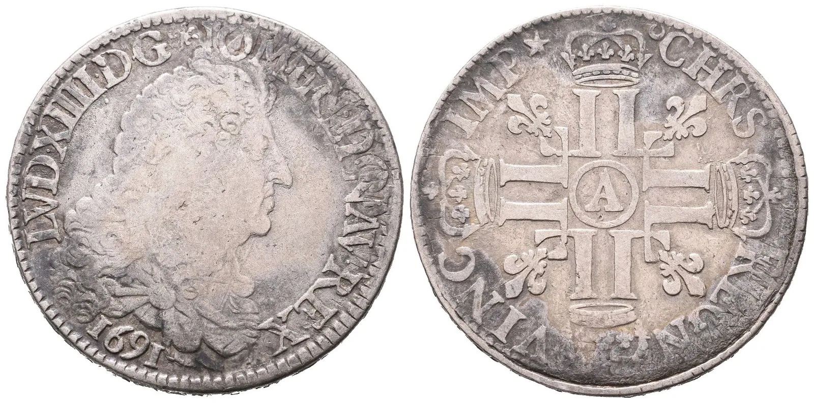 Francie, Ecu 1691 A