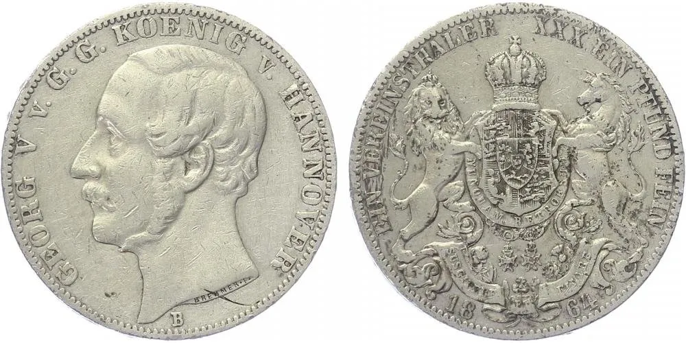 Hannover, Georg V., 1851 - 1866 — 1