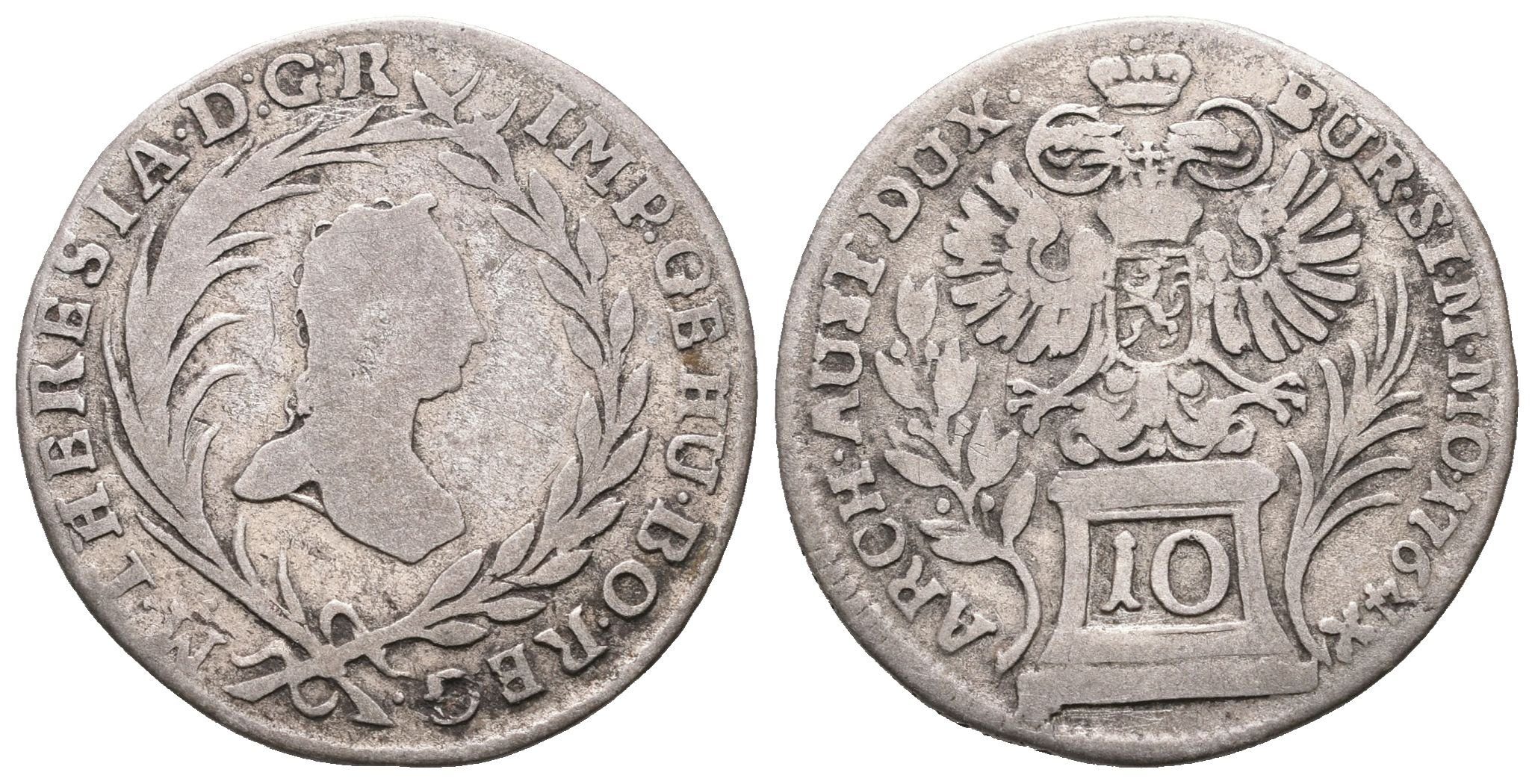 Marie Terezie, 10 Krejcar 1764, Praha
