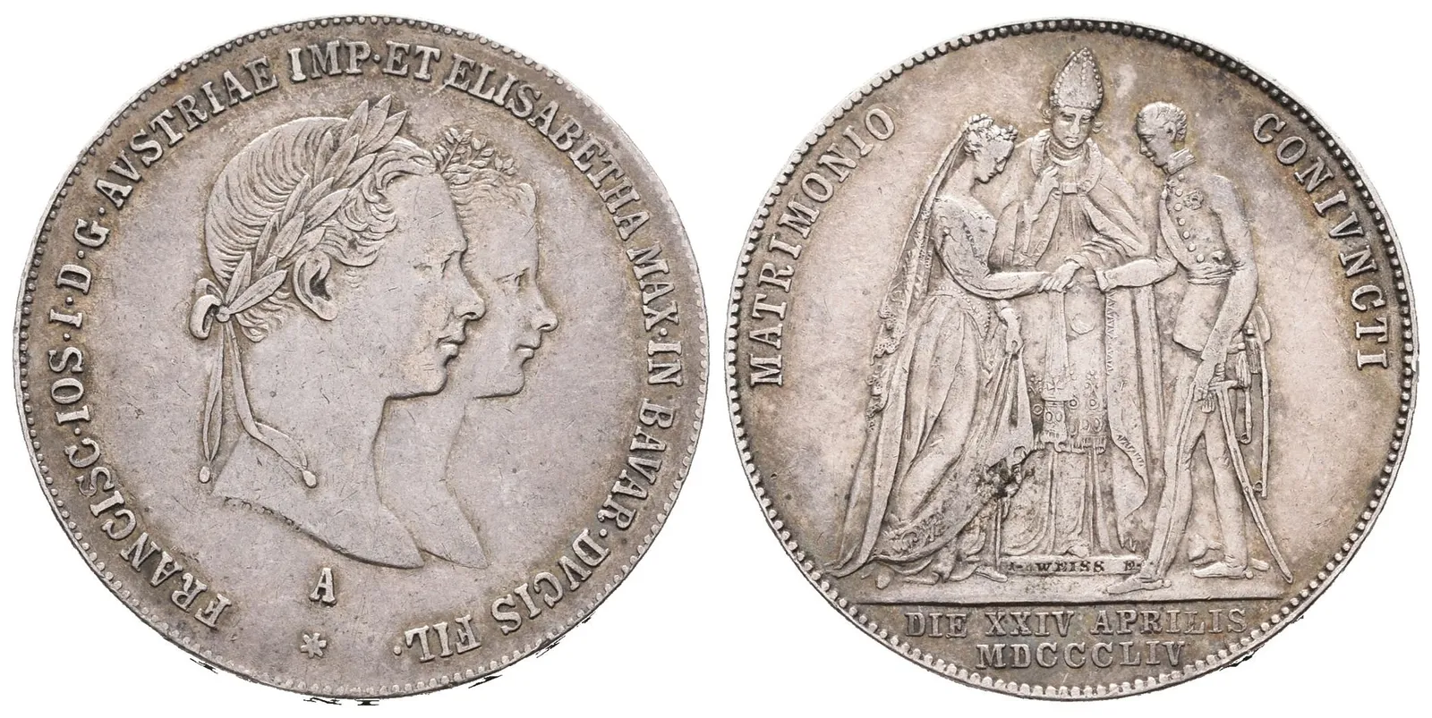 1/2 Tolar 1854 A