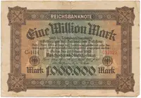 Německo, 100 Millionen Mark 1923, Ro.85a