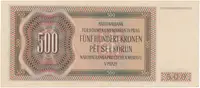 500 Koruna 1942, I. vydání, série B, Hej.35a - fotografie 2