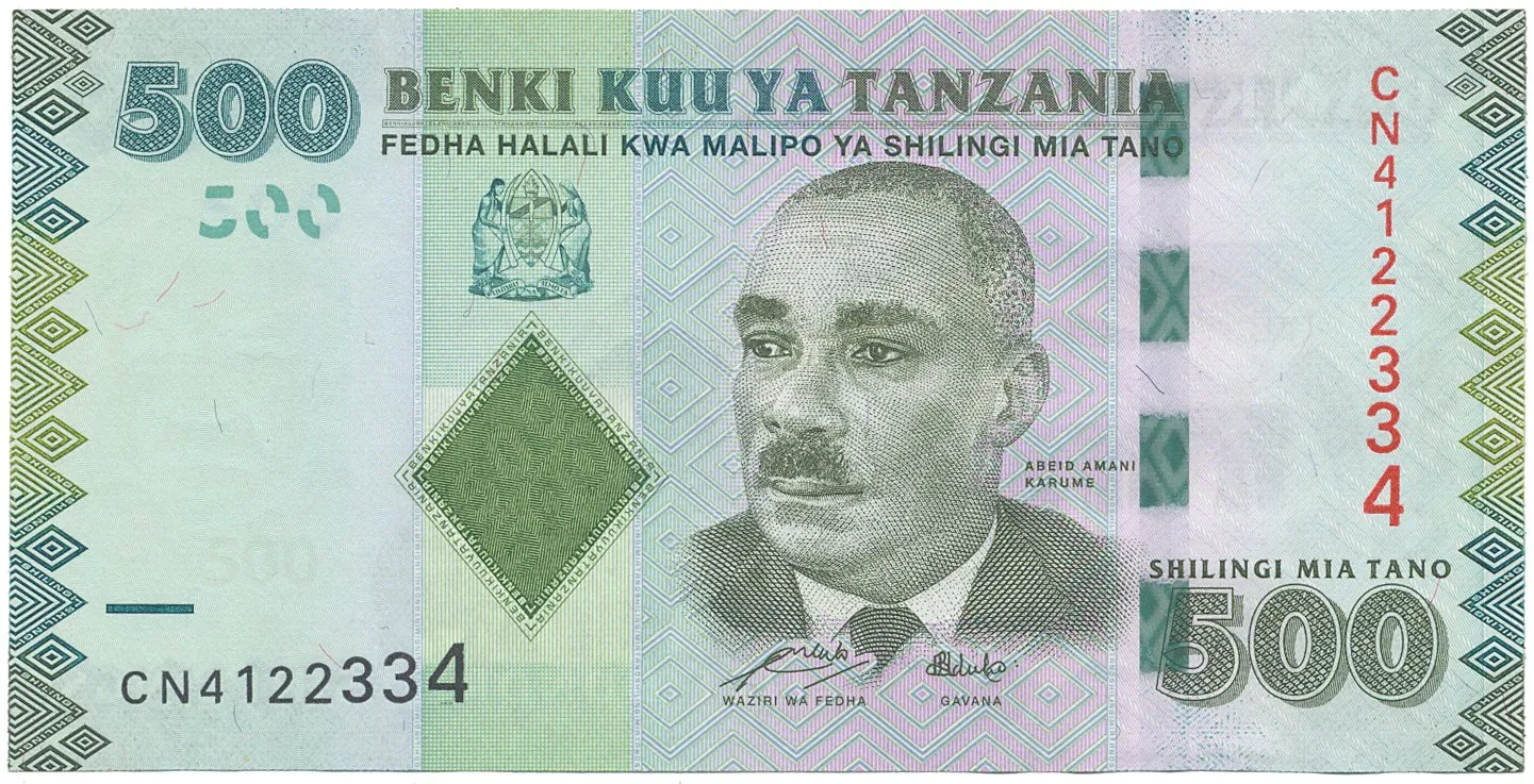 Tanzánie, 500 Shilingi (2010), P.40