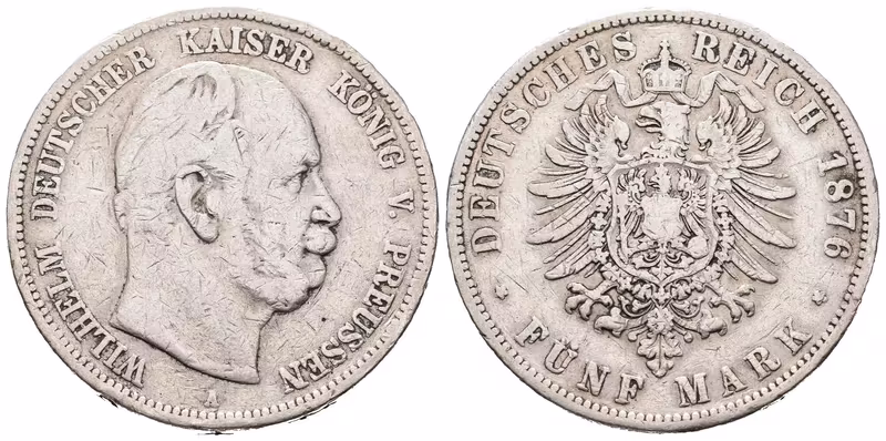 Prusko, 5 Marka 1876 A