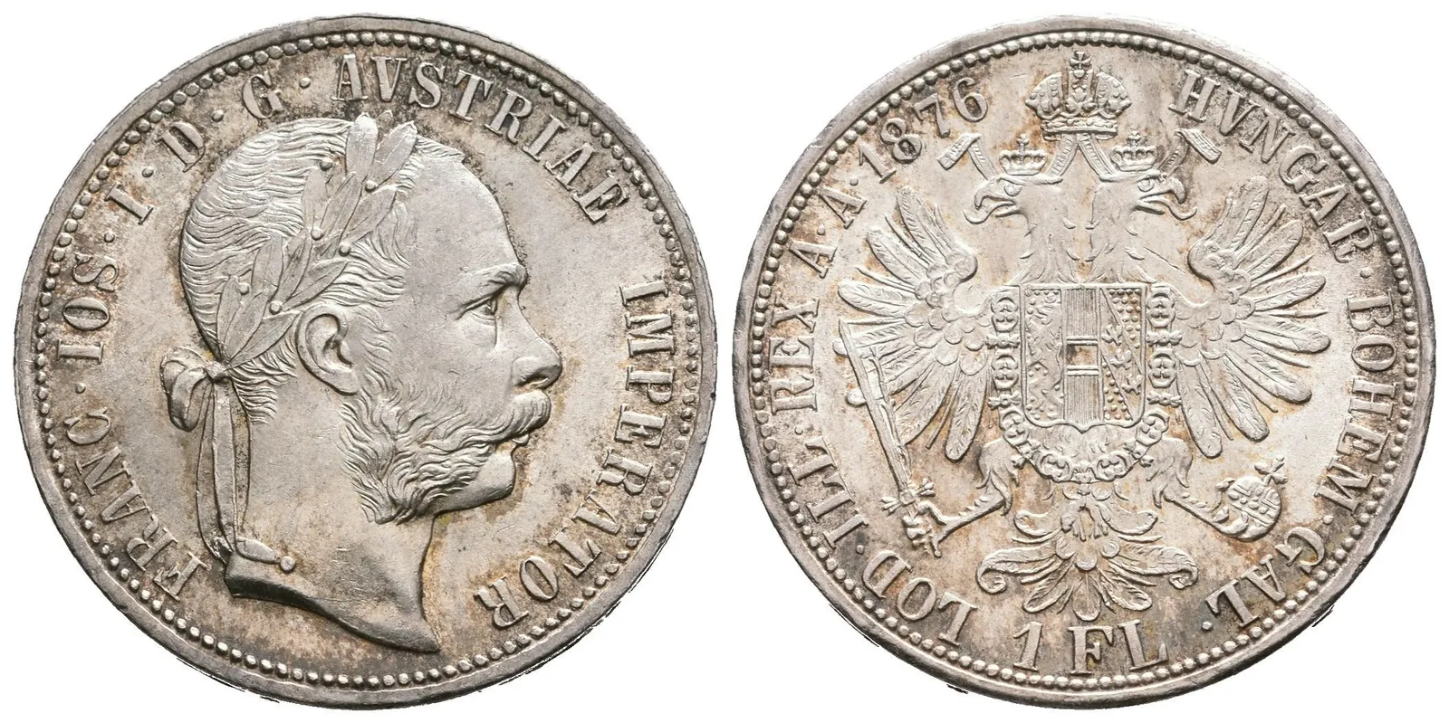 Zlatník 1876, krásná zachovalost, lesk, patina, drobné rysky — 1