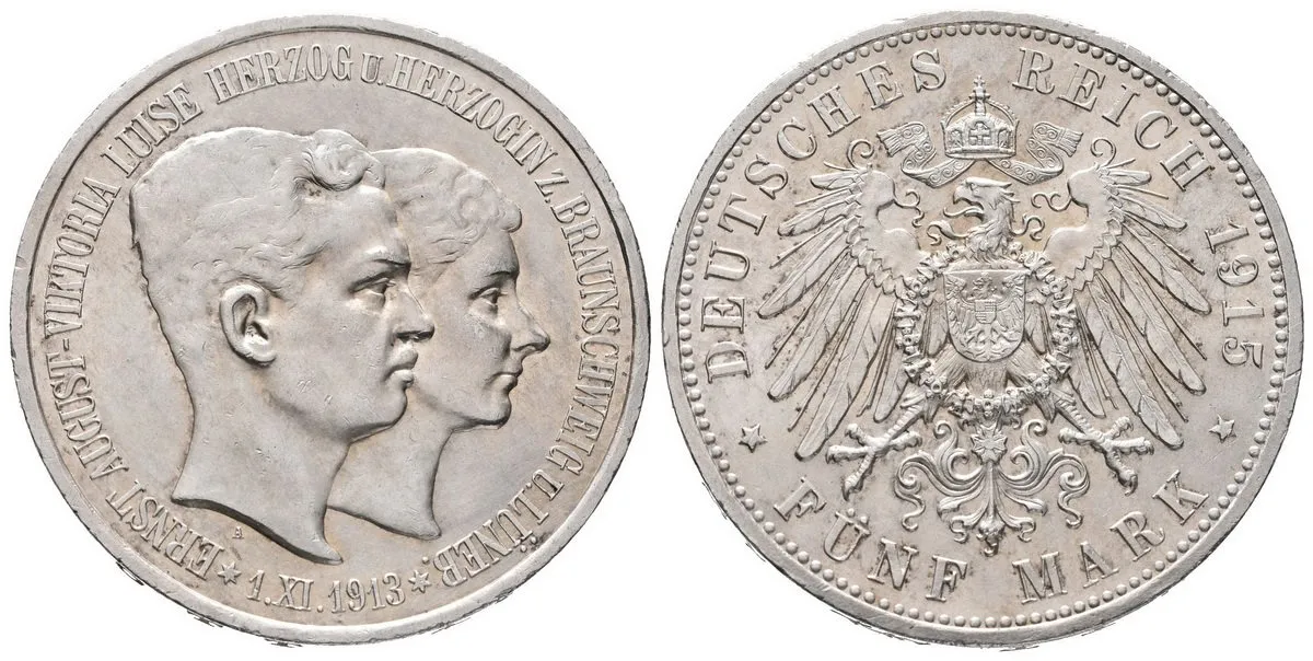 Braunschweig - Lüneburg, Ernst August, 1913 - 1915 — 1
