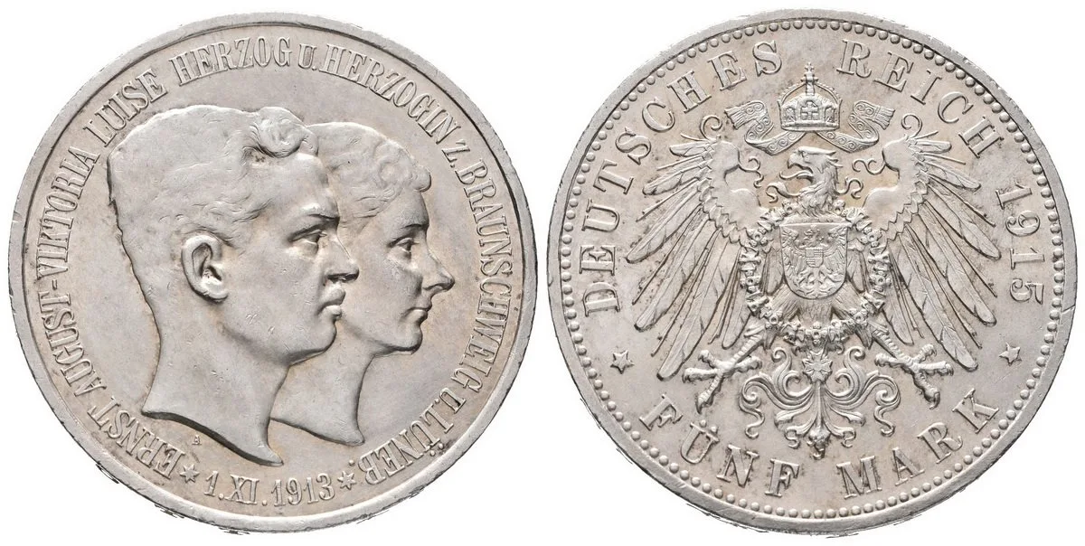 Braunschweig - Lüneburg, Ernst August, 1913 - 1915 — 1
