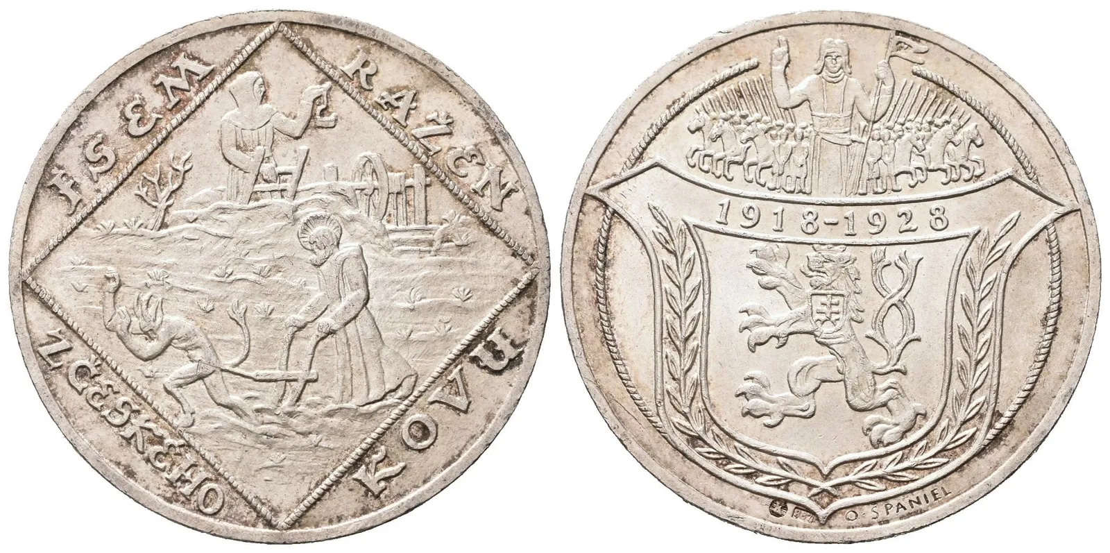 AR Medaile 1928 - 10. výročí vzniku ČSR