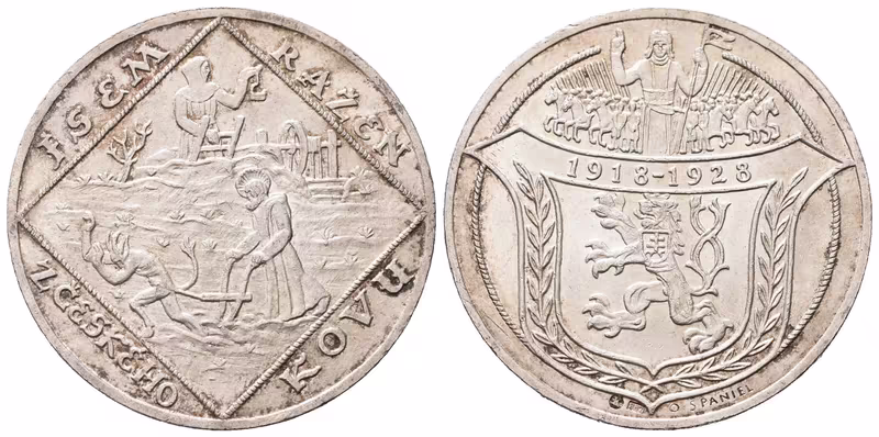 AR Medaile 1928 - 10. výročí vzniku ČSR