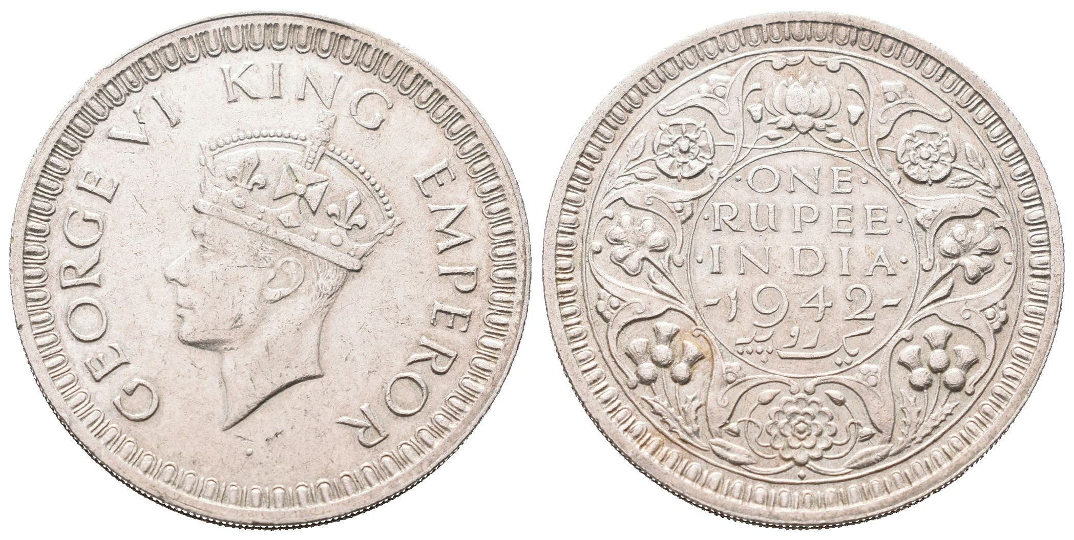 Indie, Rupie 1942