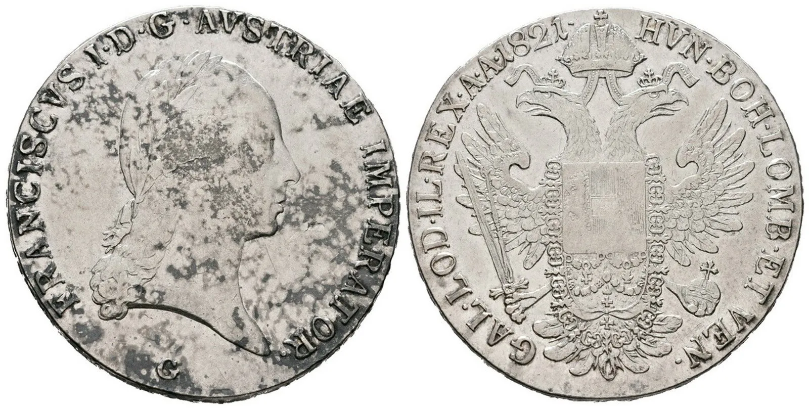 František II., Tolar 1821 G, Nagybánya