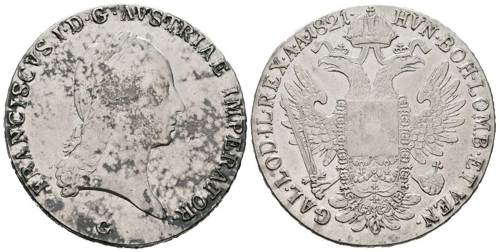 František II., Tolar 1821 G, Nagybánya