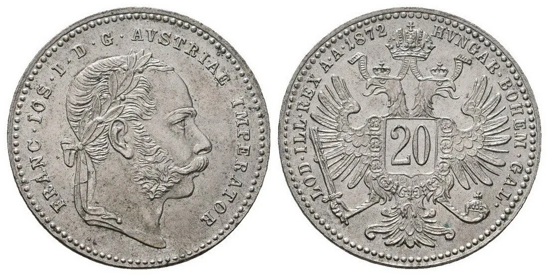 Rakouská a spolková měna, 1857 - 1892 — 1