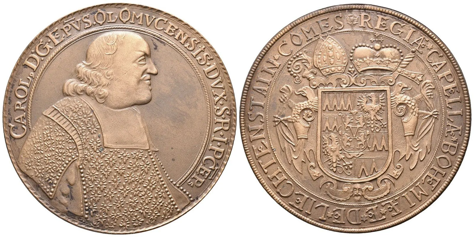 Olomouc - biskupství, Karel II. Liechtenstein, 1664 - 1695 — 1