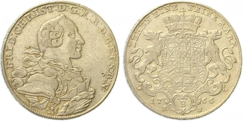 Brandenburg - Bayreuth, Friedrich Christian, 1763 - 1769 — 1