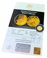 Medaile b.l. - sv. Václav - Největší osobnosti českého národa - fotografie 2