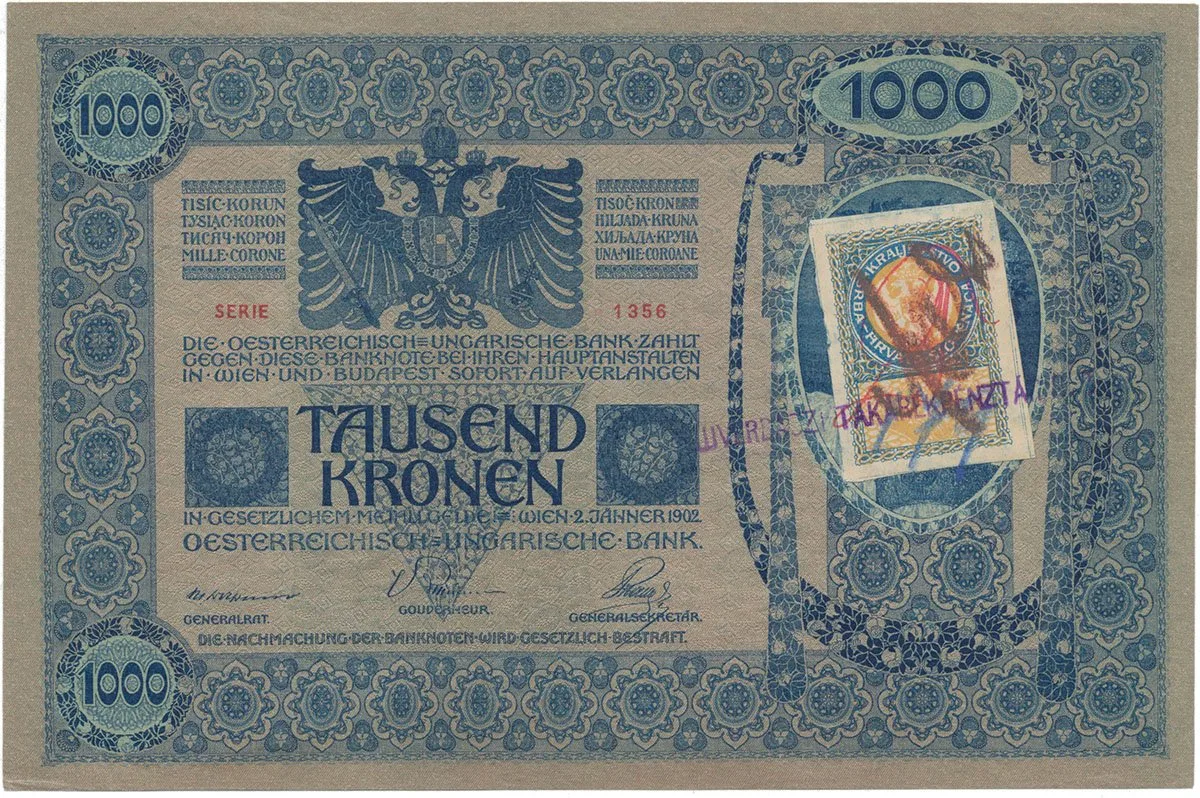Razítkované R-U bankovky na Balkáně 1919-1921 — 1
