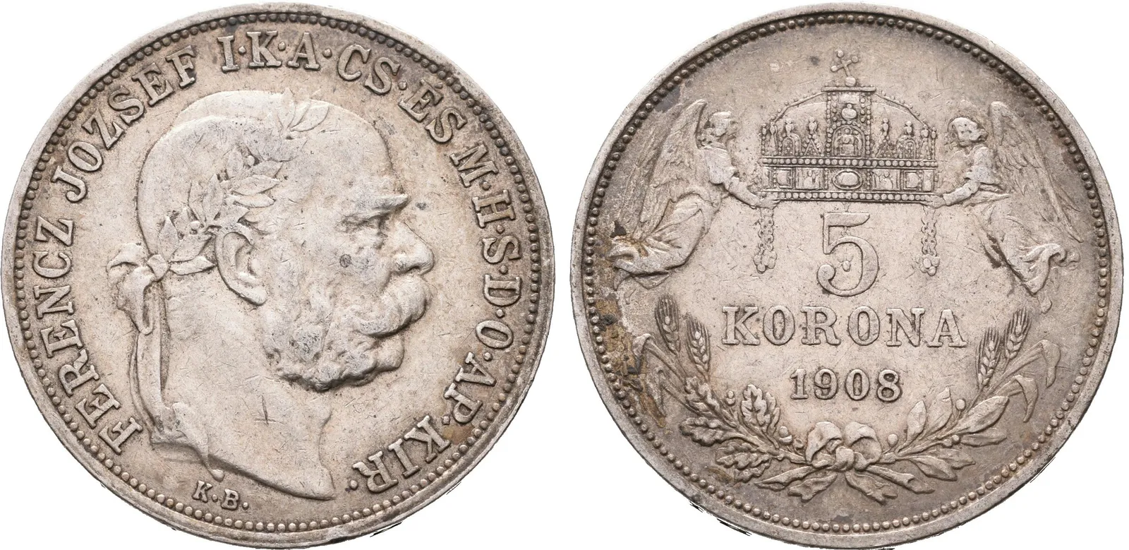 5 Koruna 1908 KB