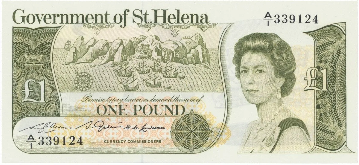 Svatá Helena, 1 Pound (1981), P.9a