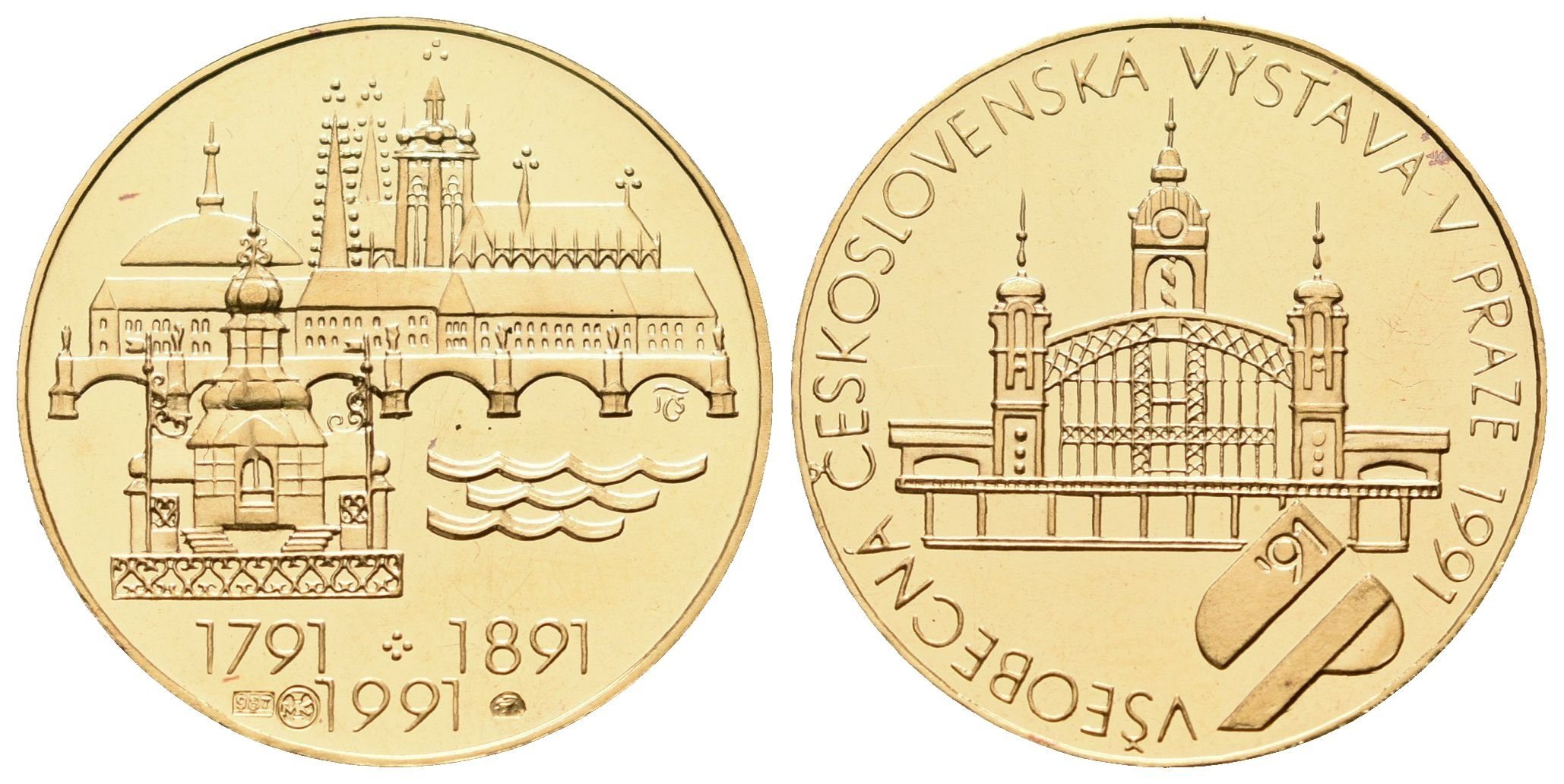 Medaile 1991 - Všeobecná čs. výstava 1991