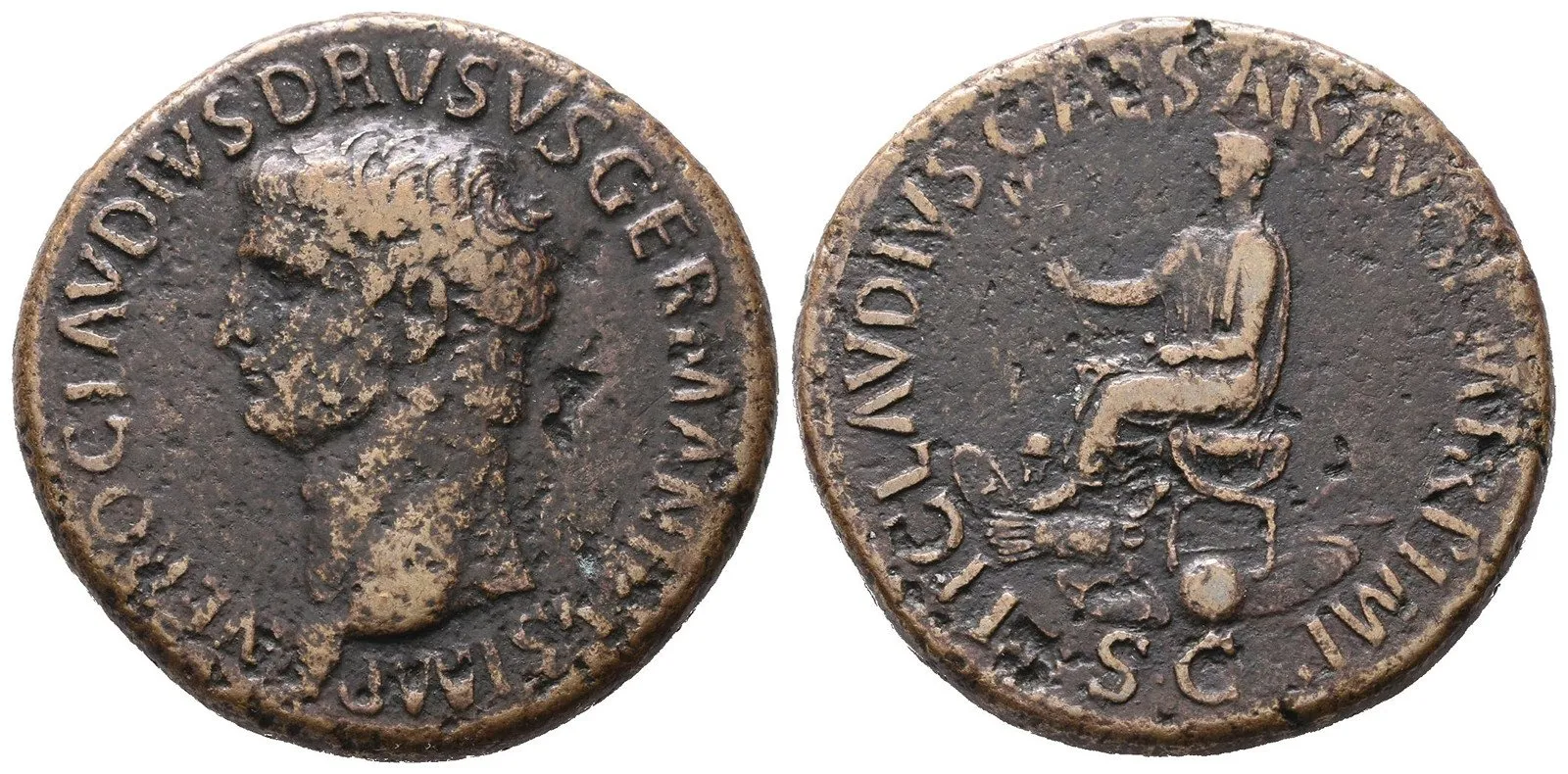 Nero Claudius Drusus, otec Germanica a Claudia — 1