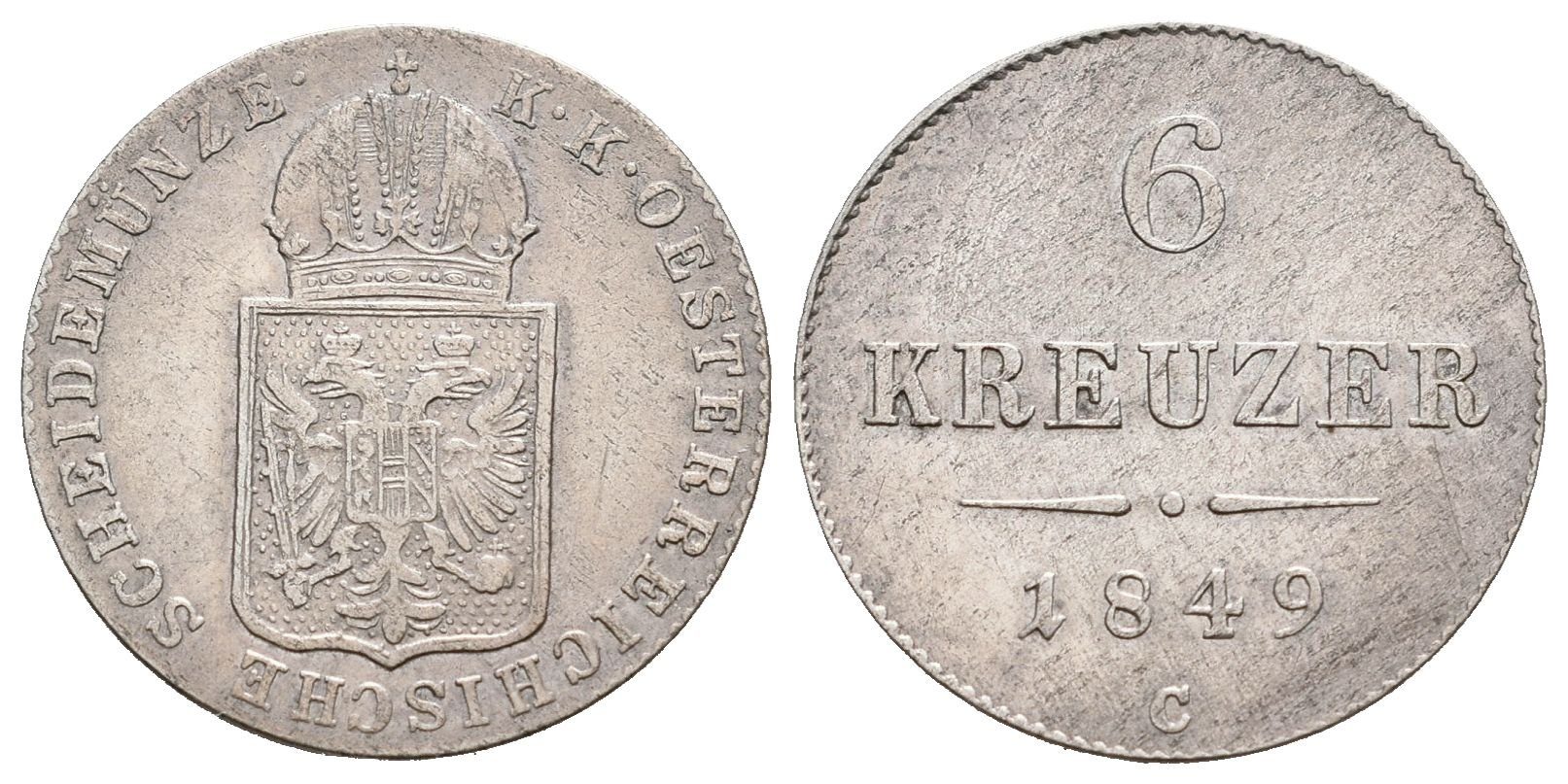 6 Krejcar 1849 C