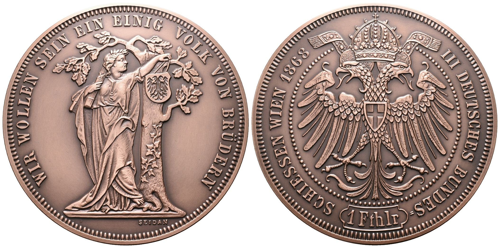 AE medaile 1868/2024 - III. německé spolkové střelby ve Vídni