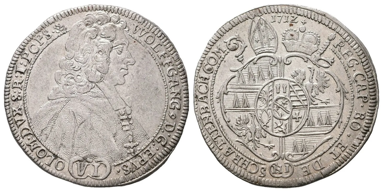Olomouc - biskupství, Wolfgang von Schrattenbach, 1711 - 1738 — 1