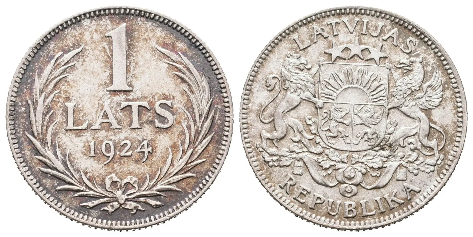 Lotyšsko, 1 Lats 1924