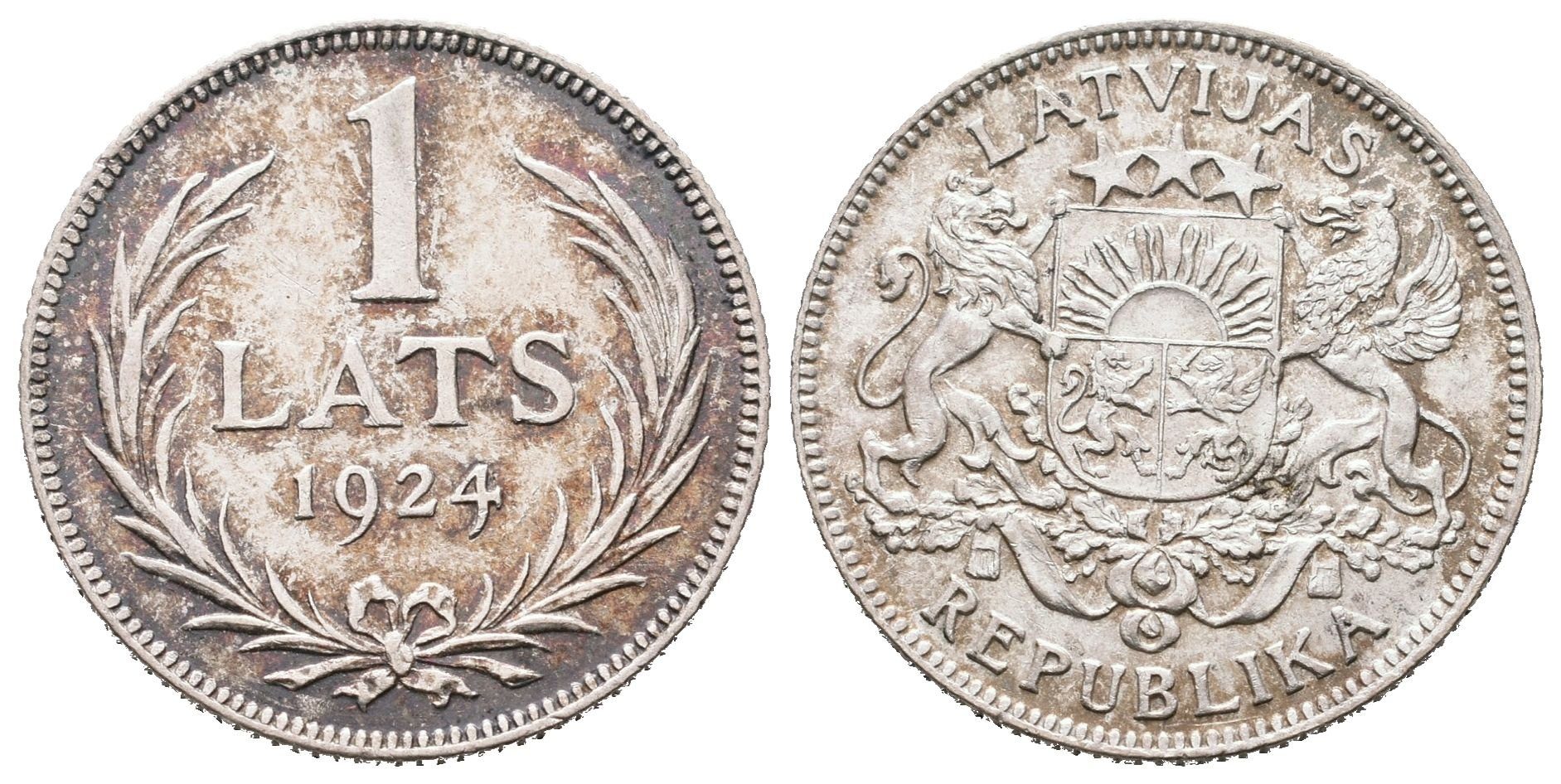 Lotyšsko, 1 Lats 1924