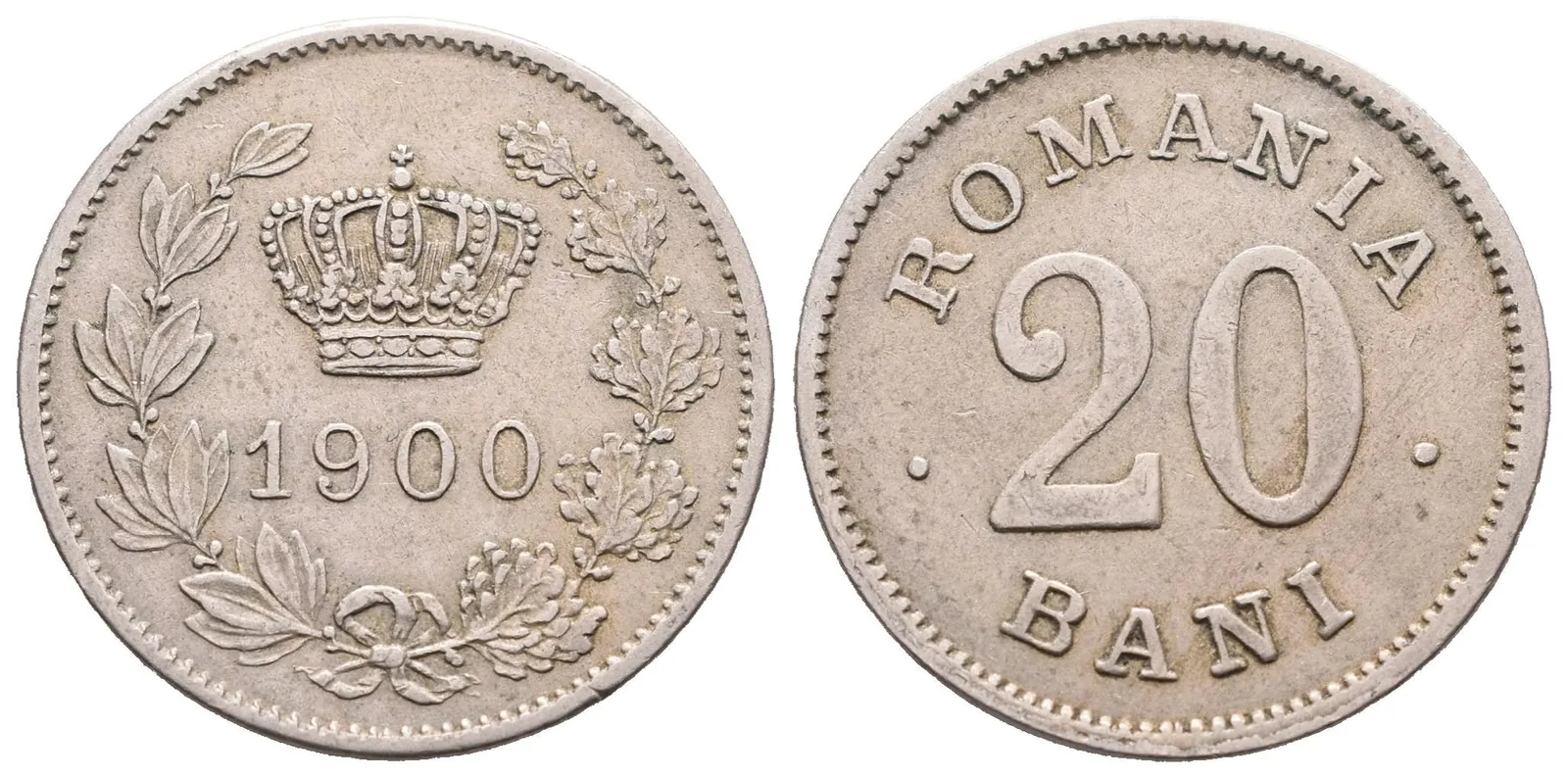 Rumunsko, 20 Bani 1900