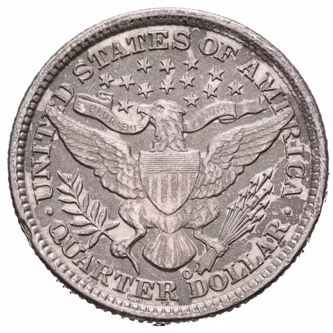 1/4 Dollar 1893 O, KM.114, velmi pěkná zachovalost, patina