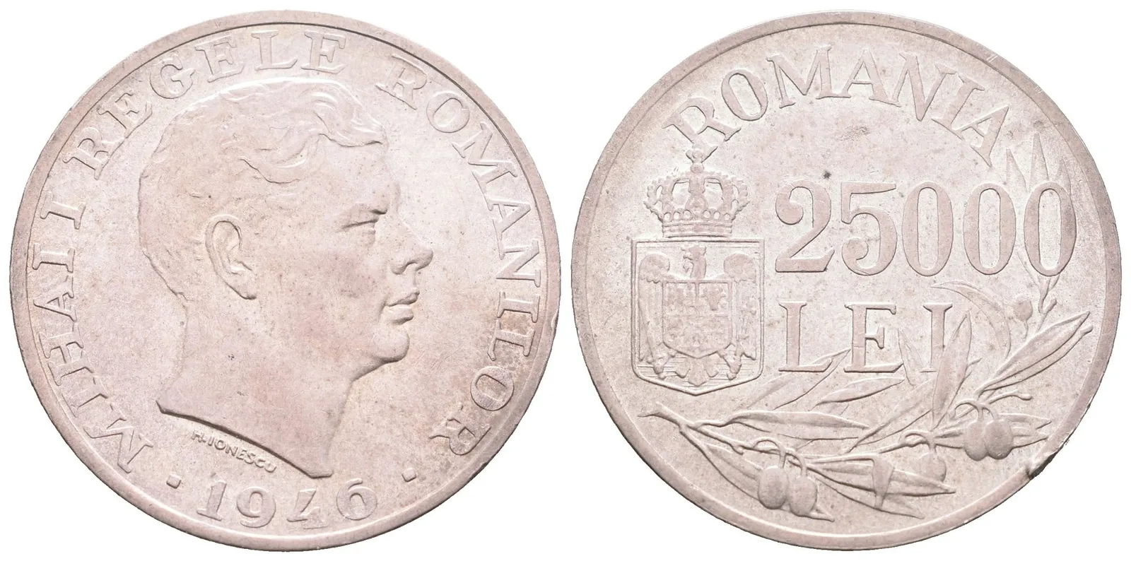 Rumunsko, 25 000 Lei 1946