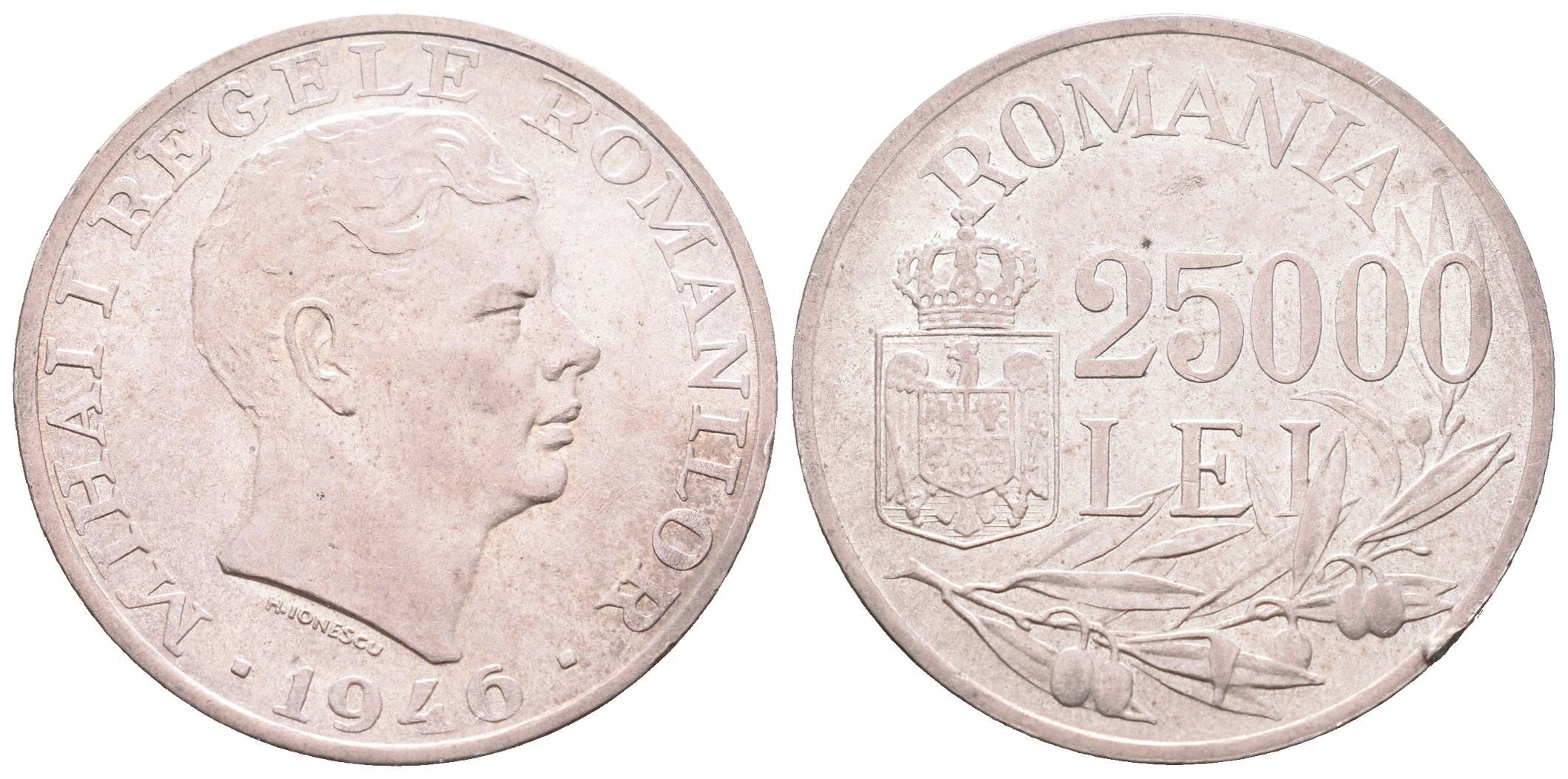 Rumunsko, 25 000 Lei 1946