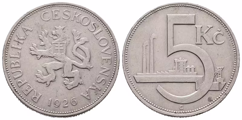 5 Koruna 1926