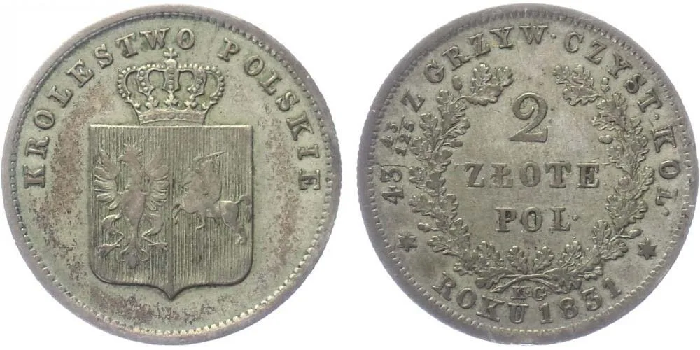 Ražby pro Polsko, Mikuláš I., 1825 - 1855 — 1