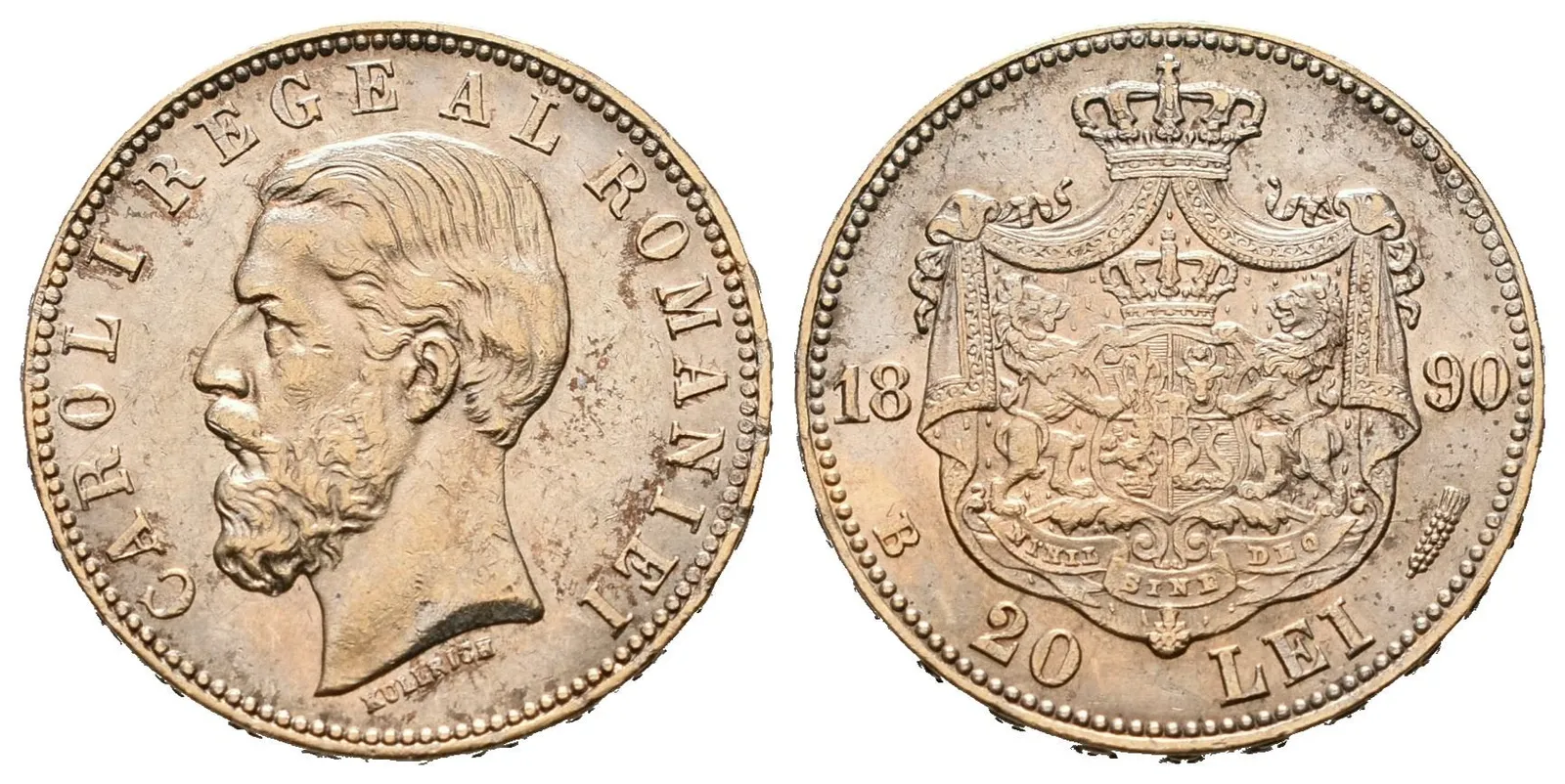Rumunsko, 20 Lei 1890