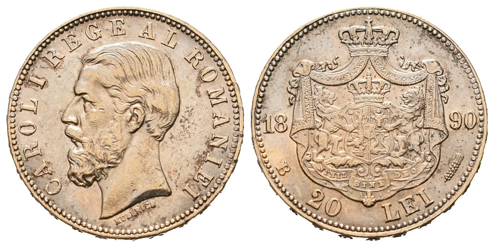 Rumunsko, 20 Lei 1890